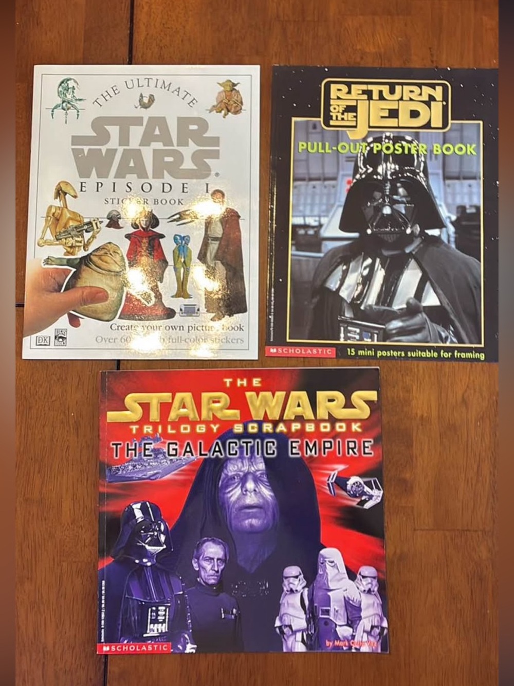 3 Soft Cover Star Wars Books